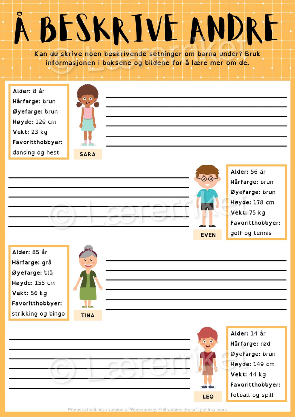 Personskildring