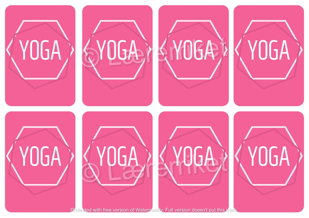 Yoga-kort