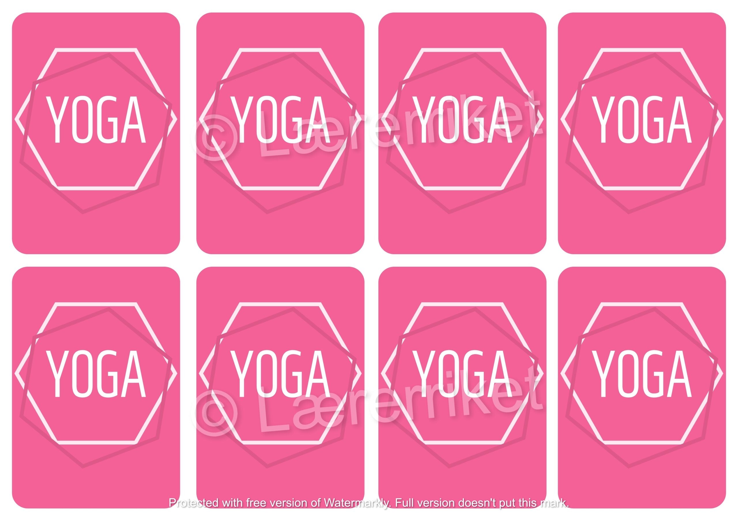 Yoga-kort