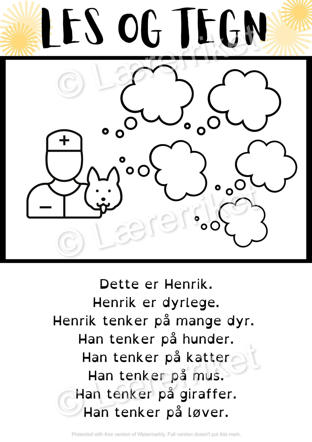 Les og tegn - Små bokstaver