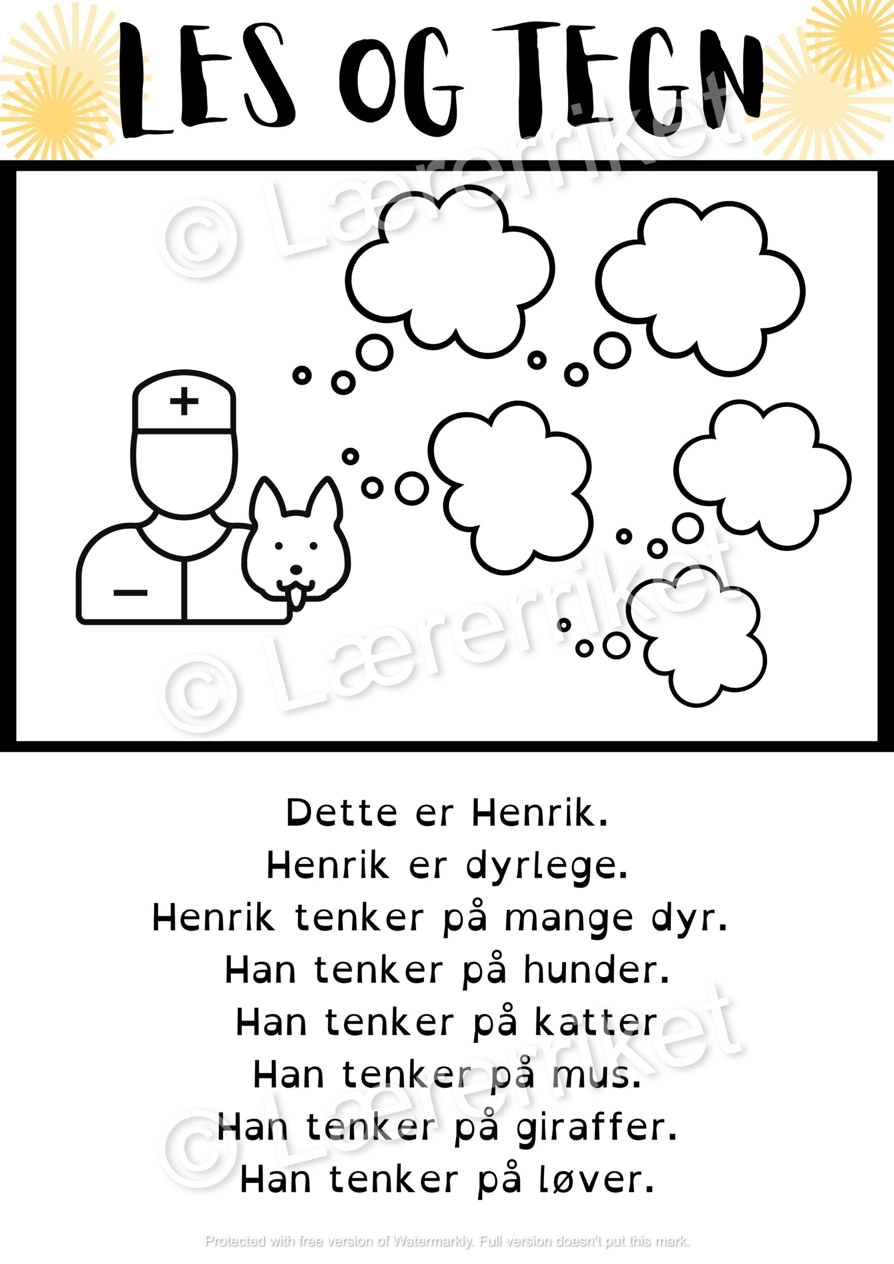 Les og tegn - Små bokstaver