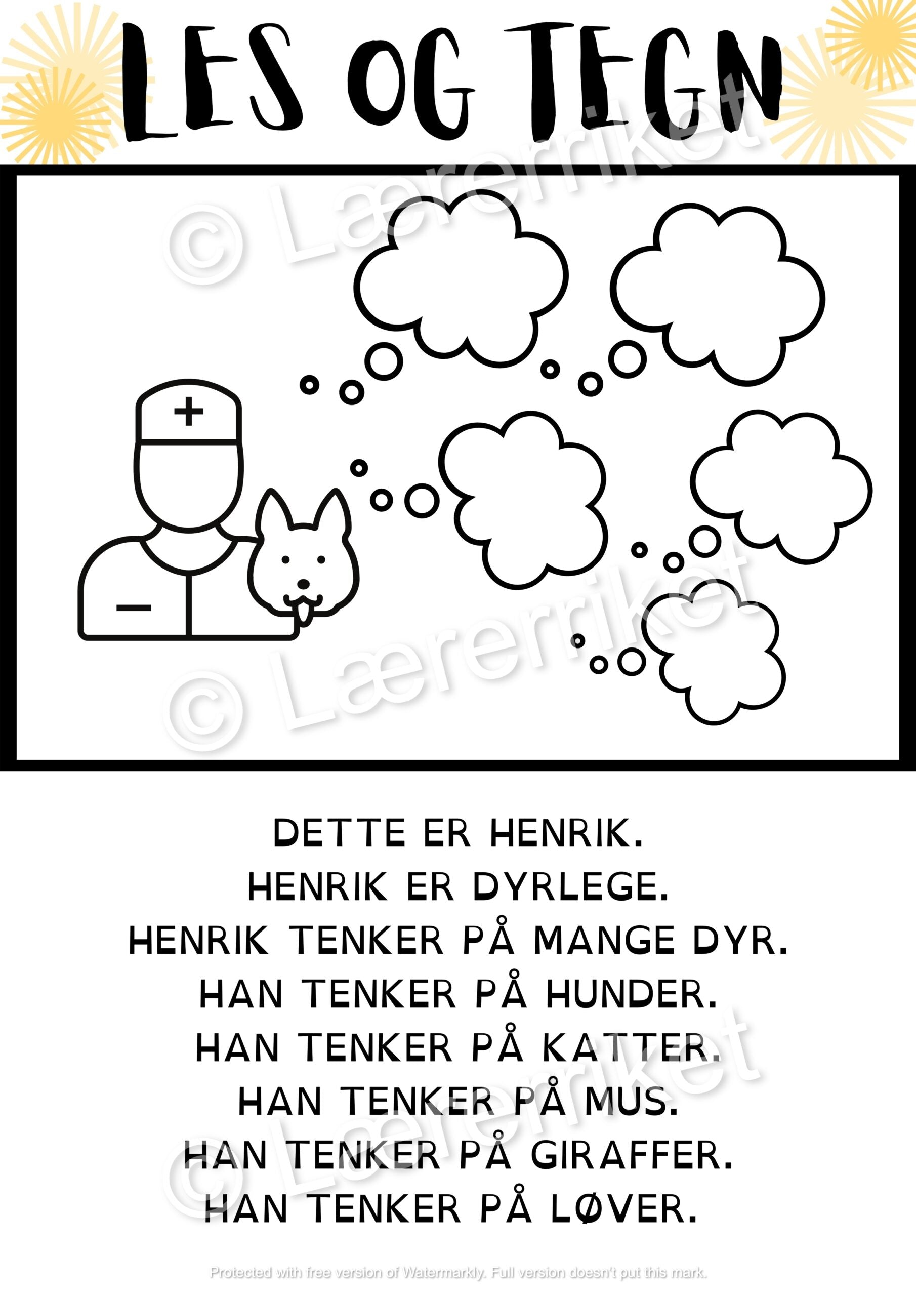 Les og tegn - Store bokstaver