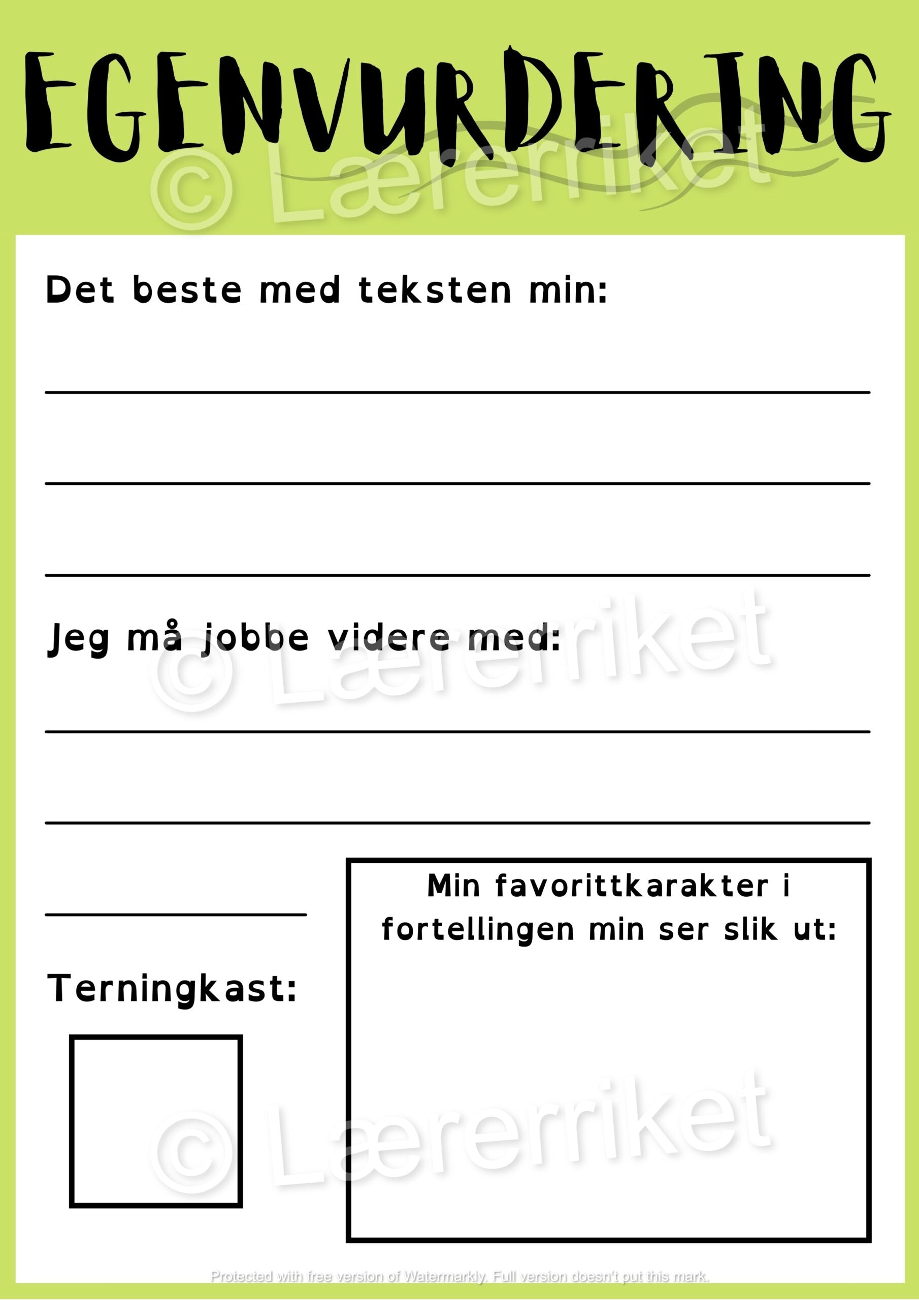 Egenvurdering