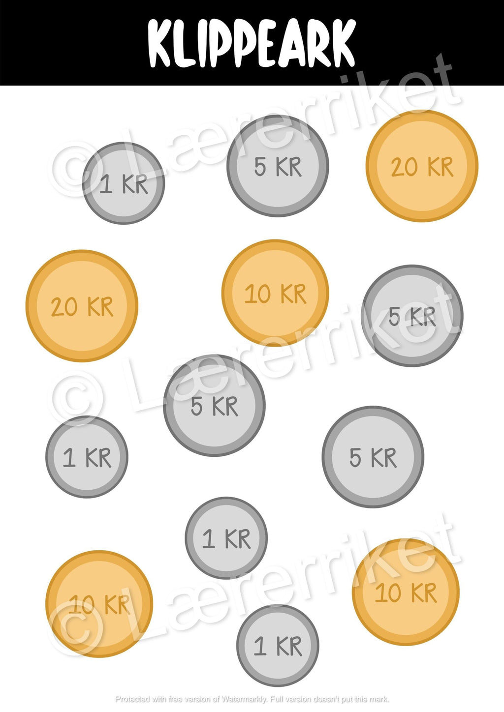 Sorter myntene
