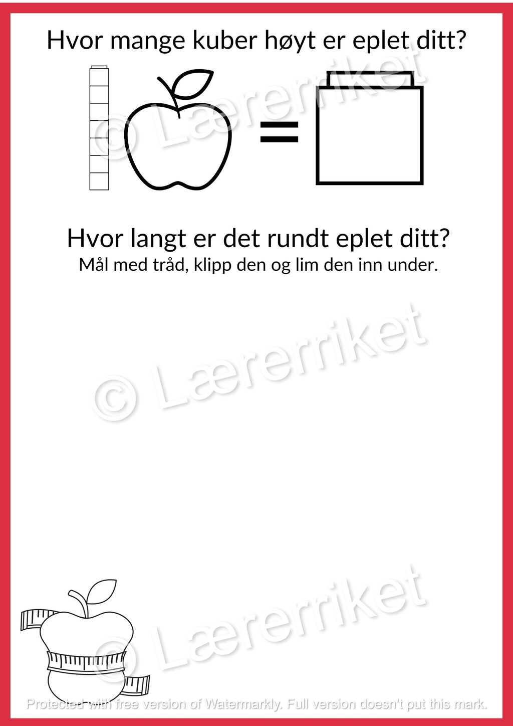 Forsk på epler - tverrfaglig utforsking