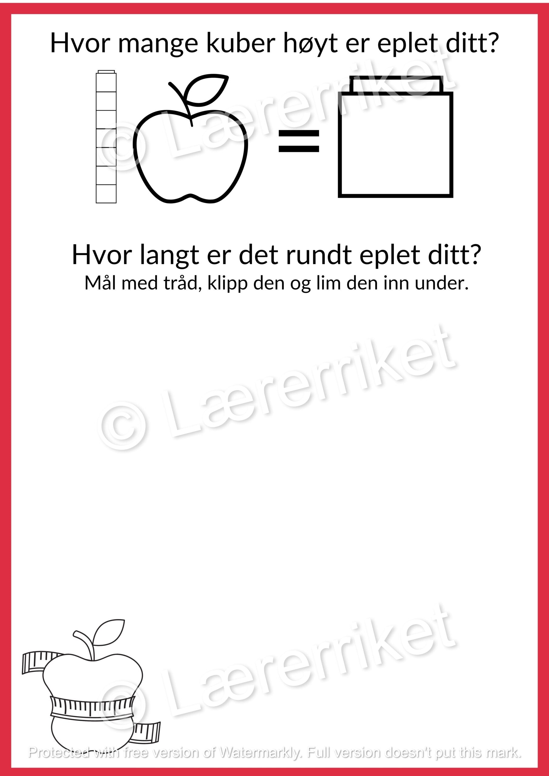 Forsk på epler - tverrfaglig utforsking