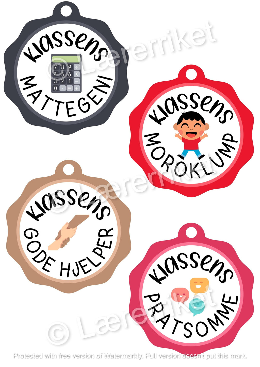 Klasse-medaljer