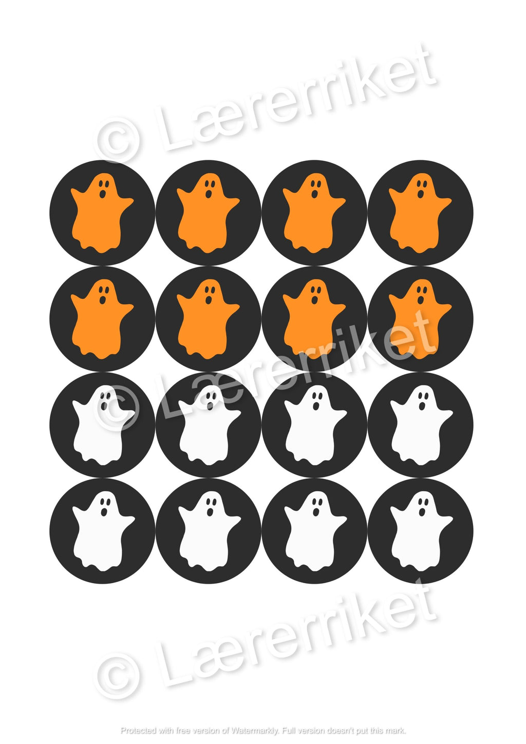 Tre på rad - halloween