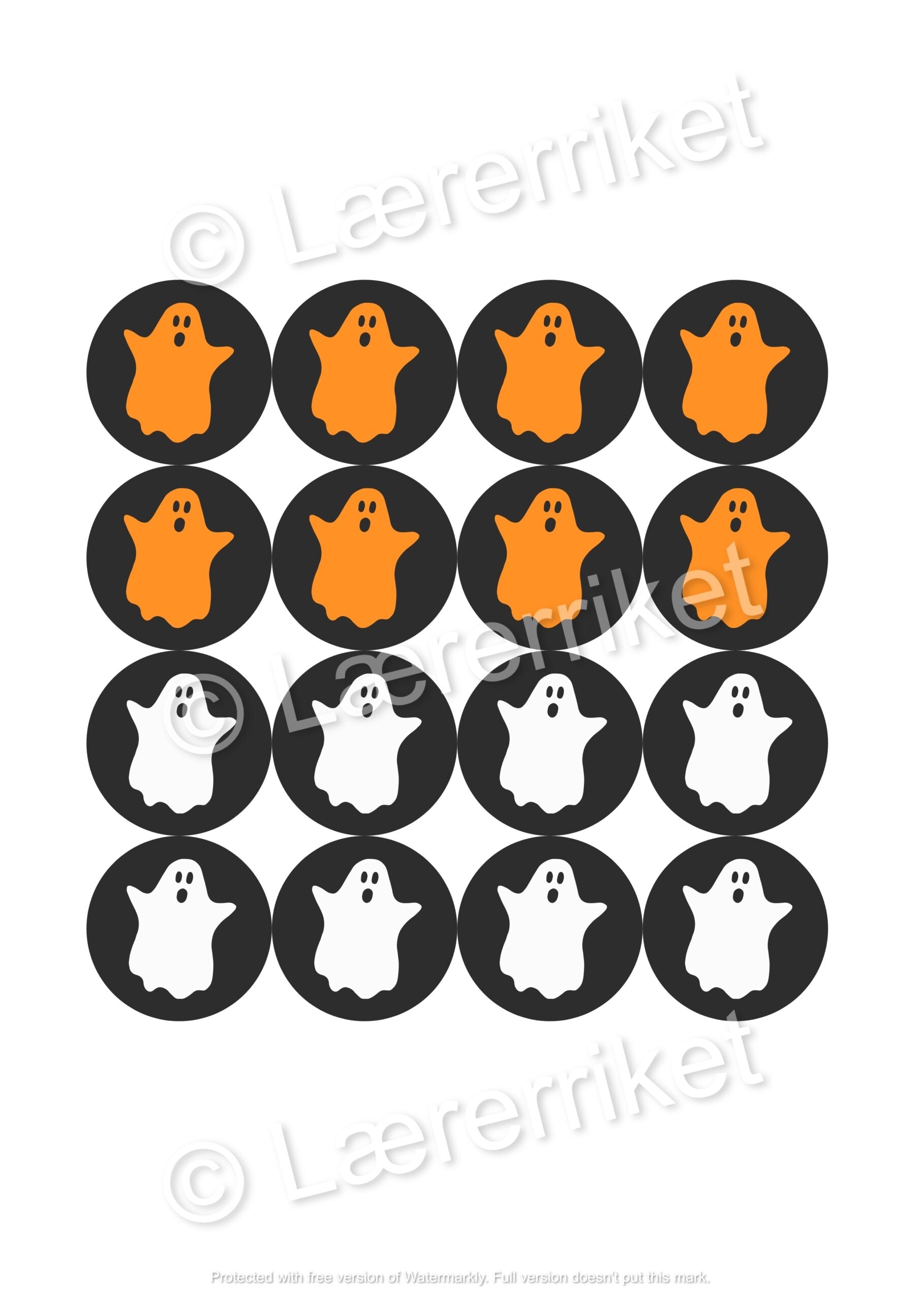 Tre på rad - halloween