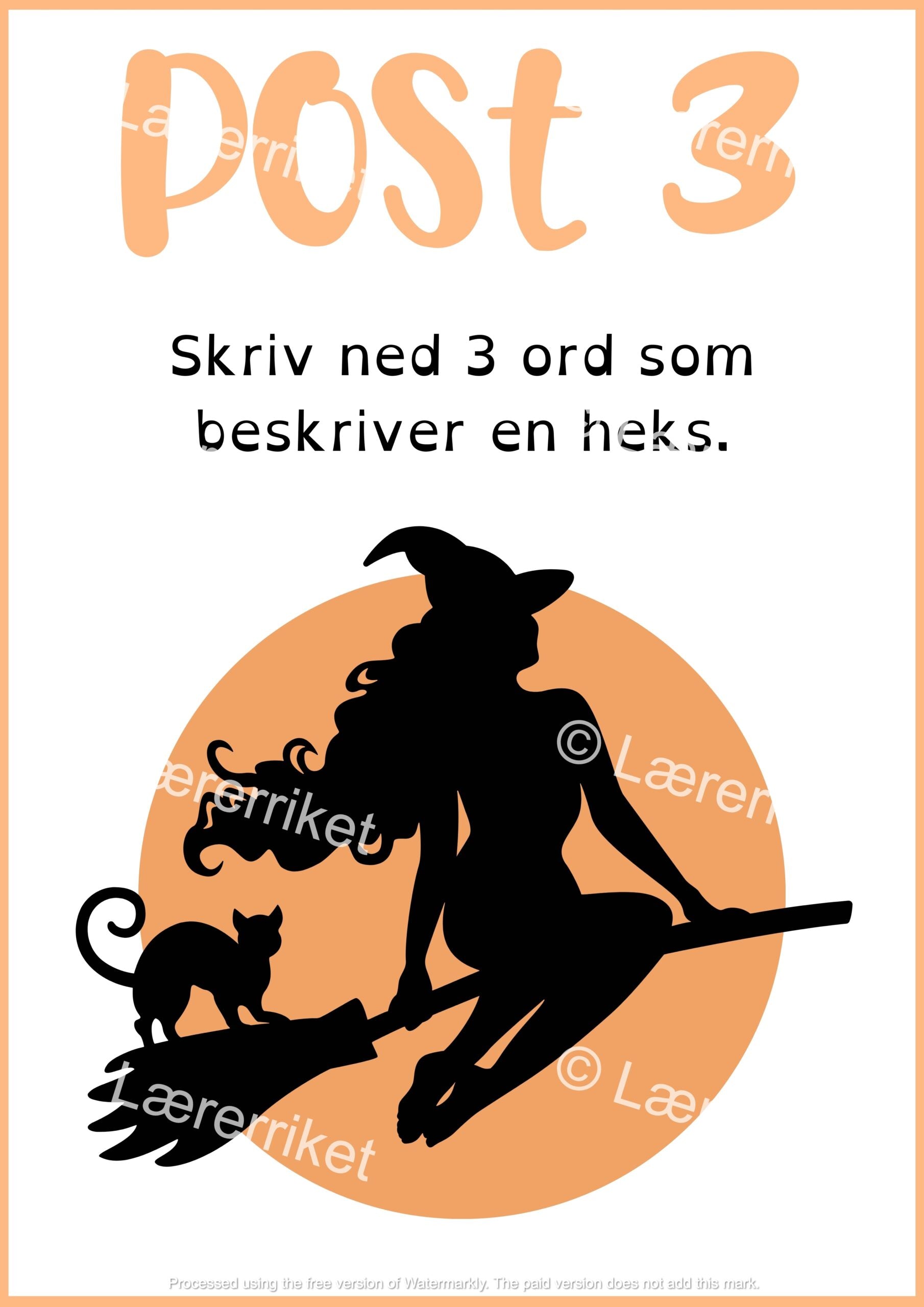 Halloween-rebus 3.-4. trinn