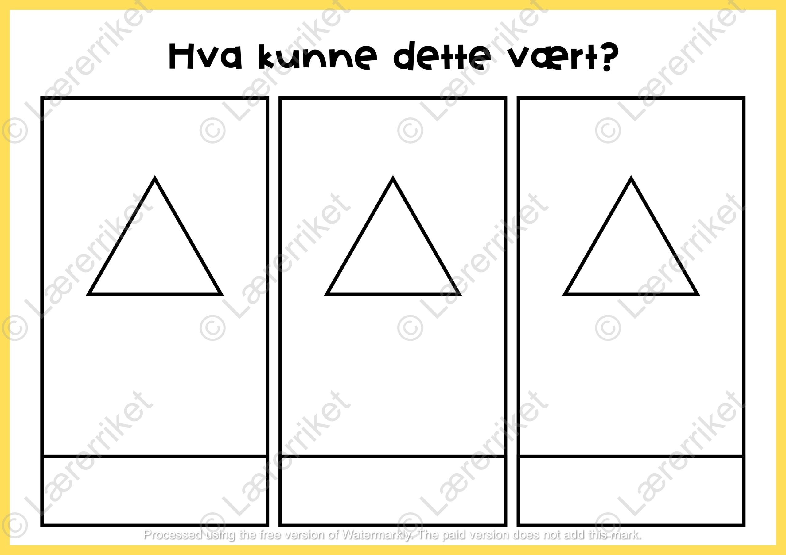 Hva kunne dette vært?