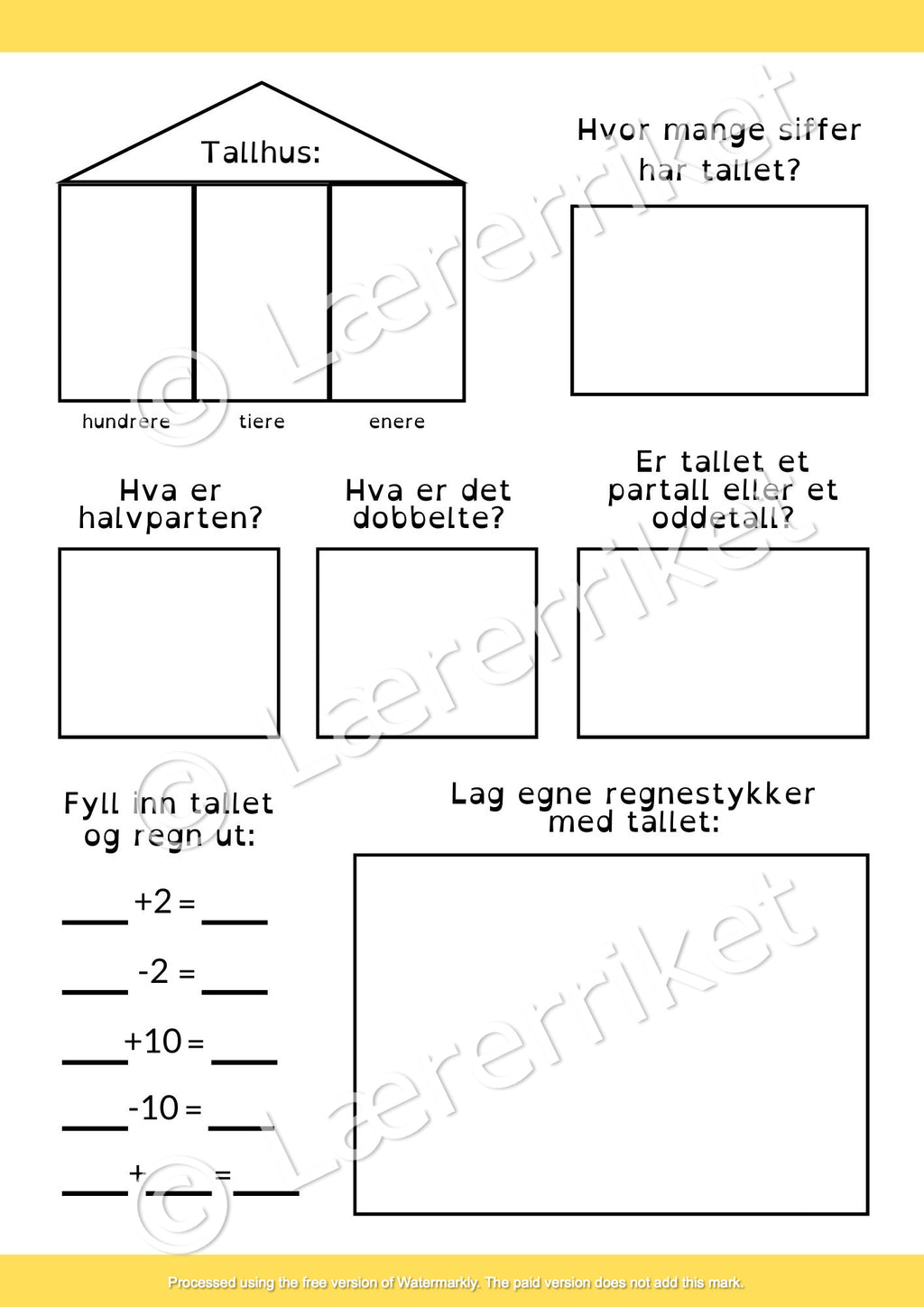 Dagens tall - nivåbasert og fargekoder