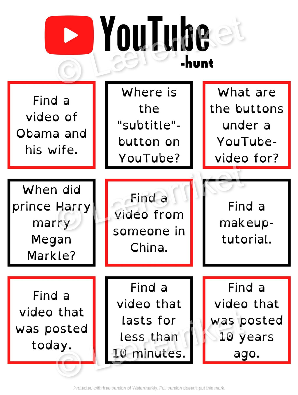 Youtube hunt