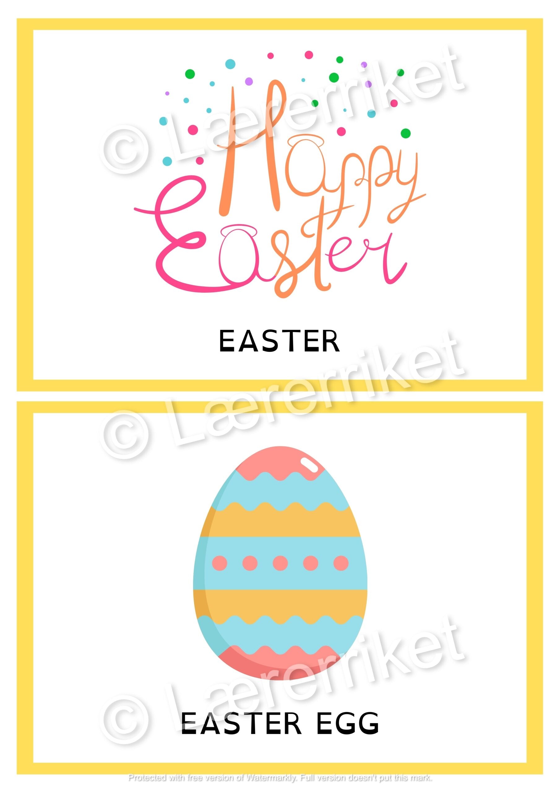 Flashcards - Easter