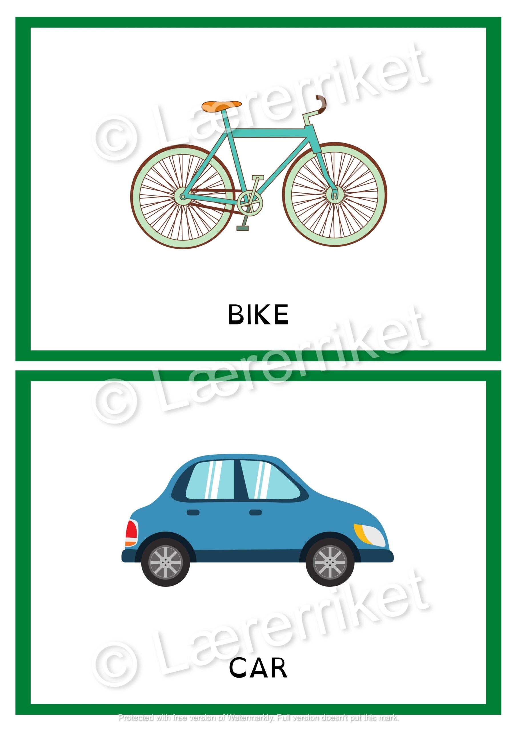 Flashcards - Transport