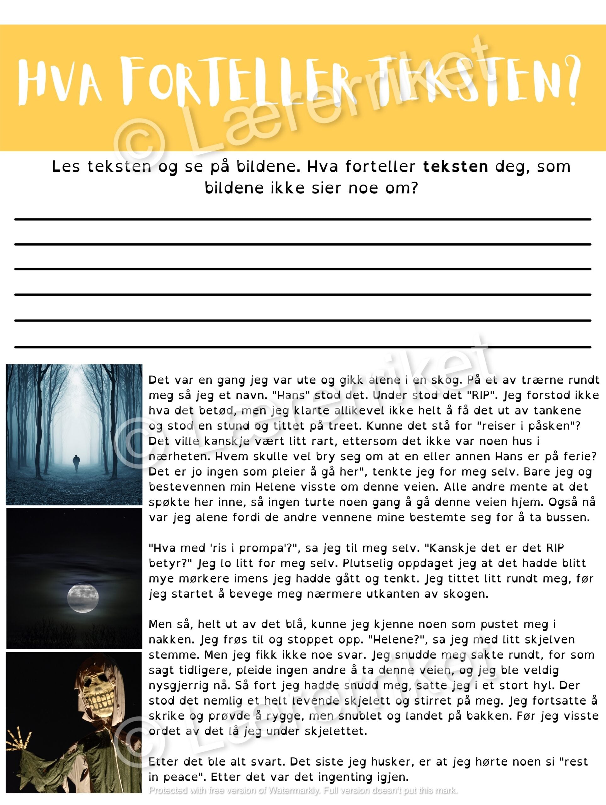 Sammenheng - tekst og bilde