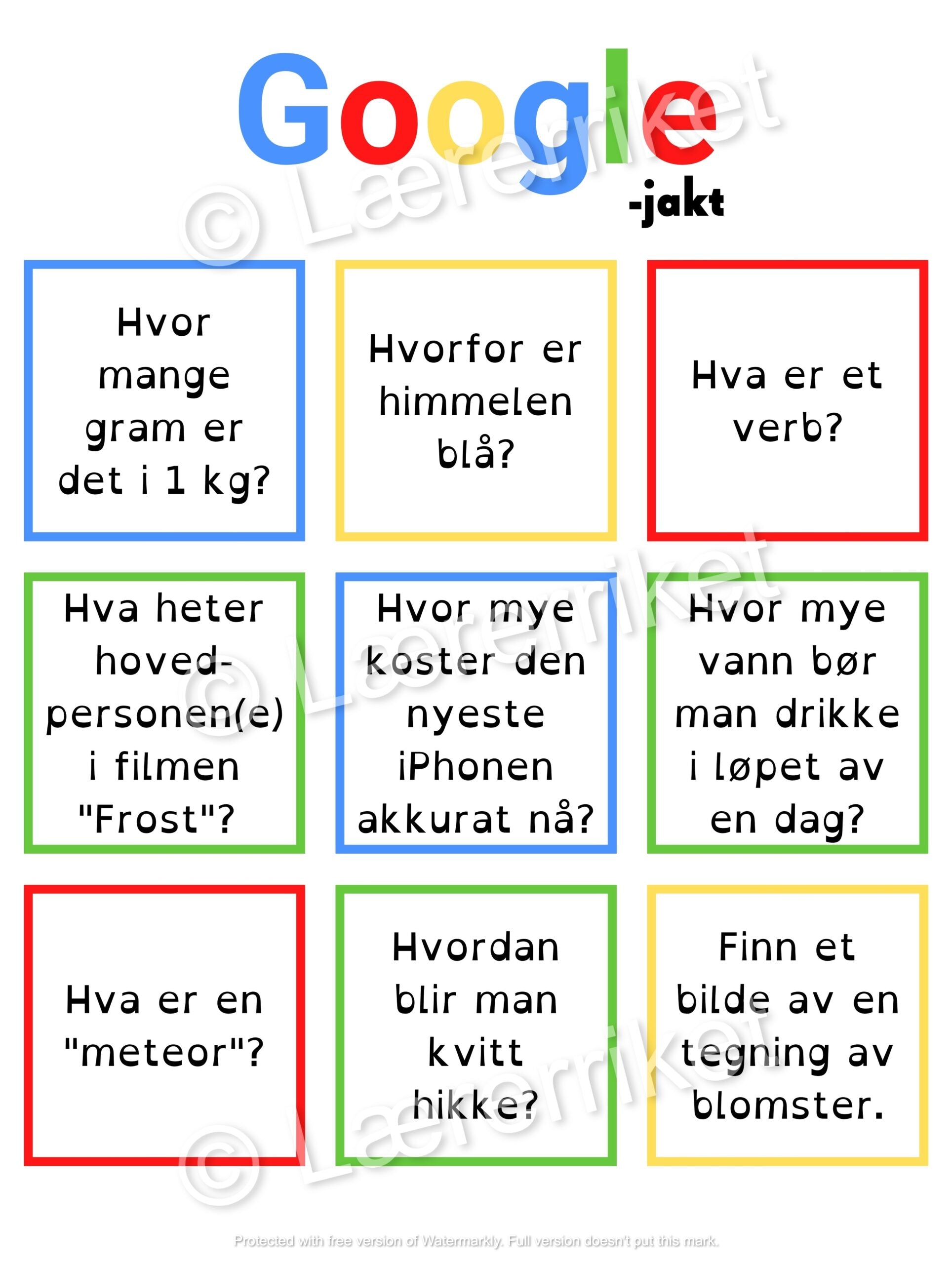 Googlejakt