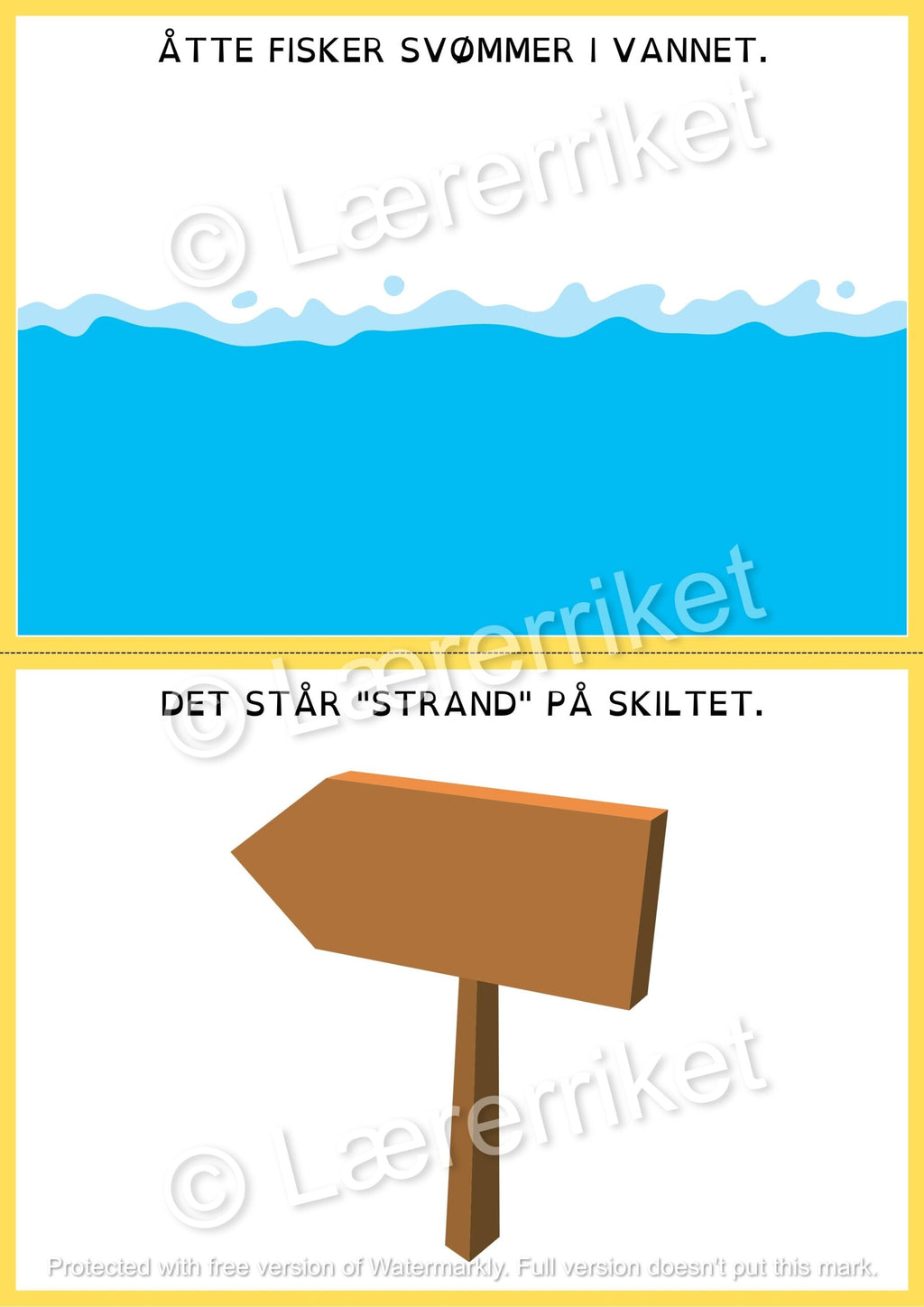 Plastelinamatter - sommer