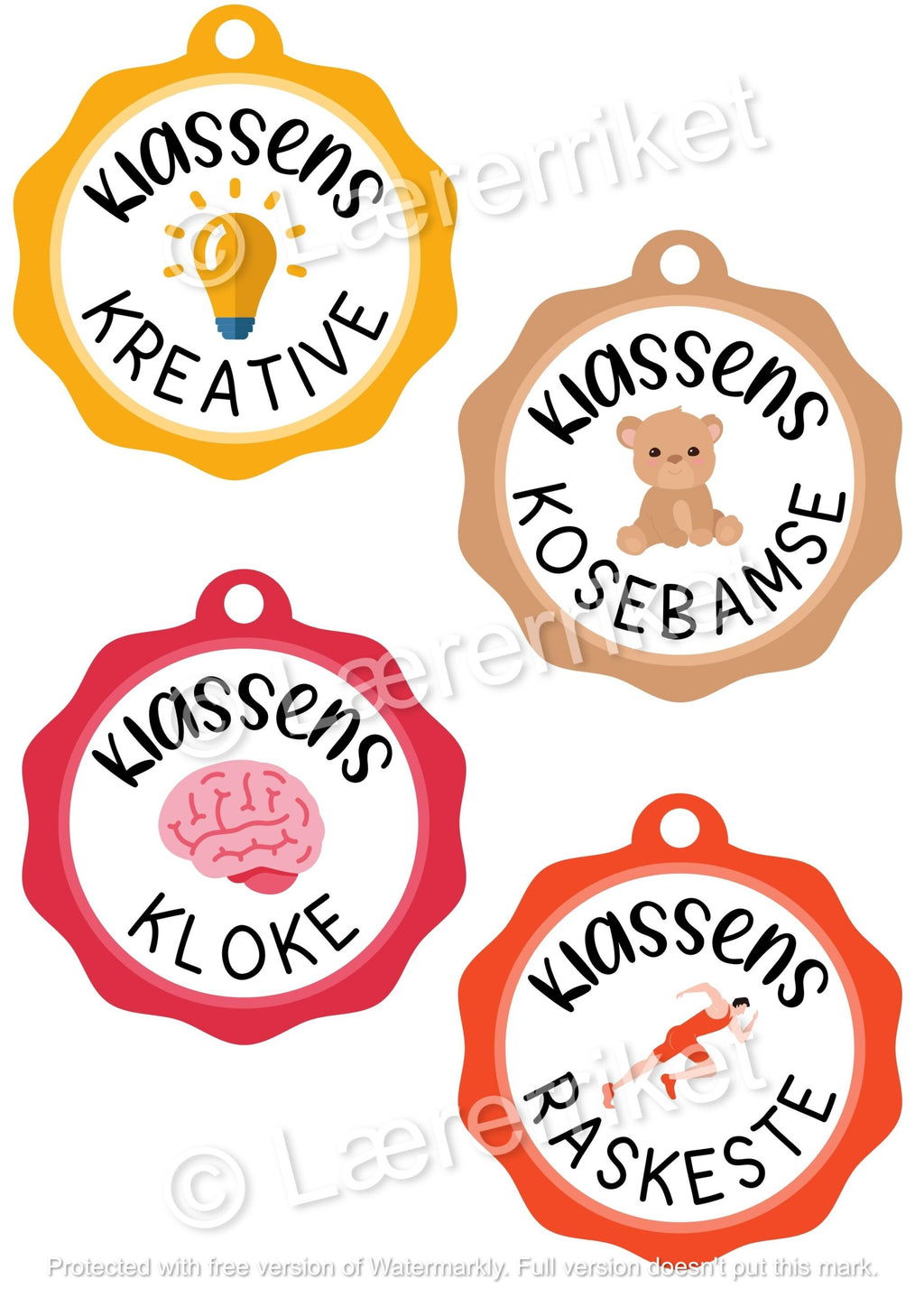 Klasse-medaljer