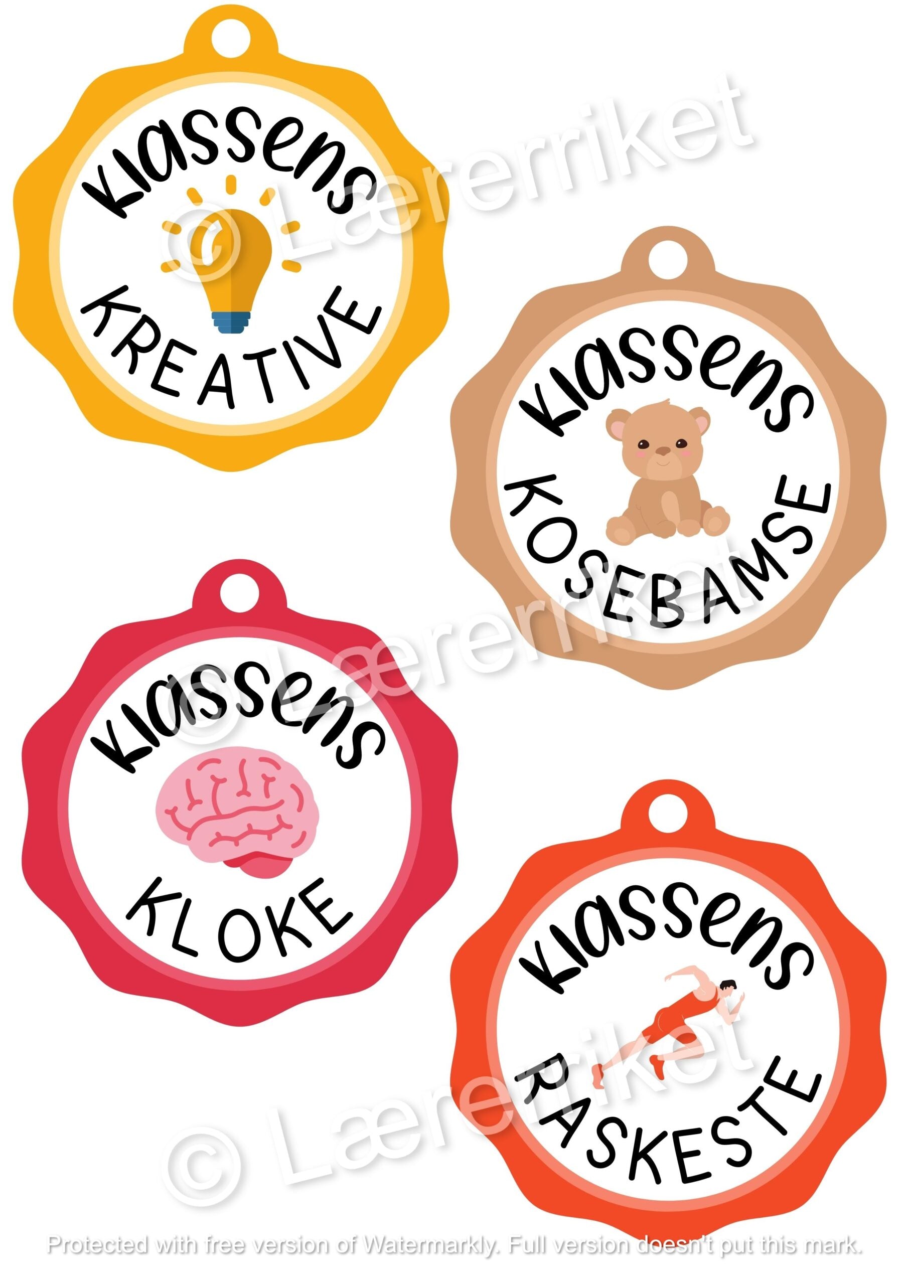 Klasse-medaljer
