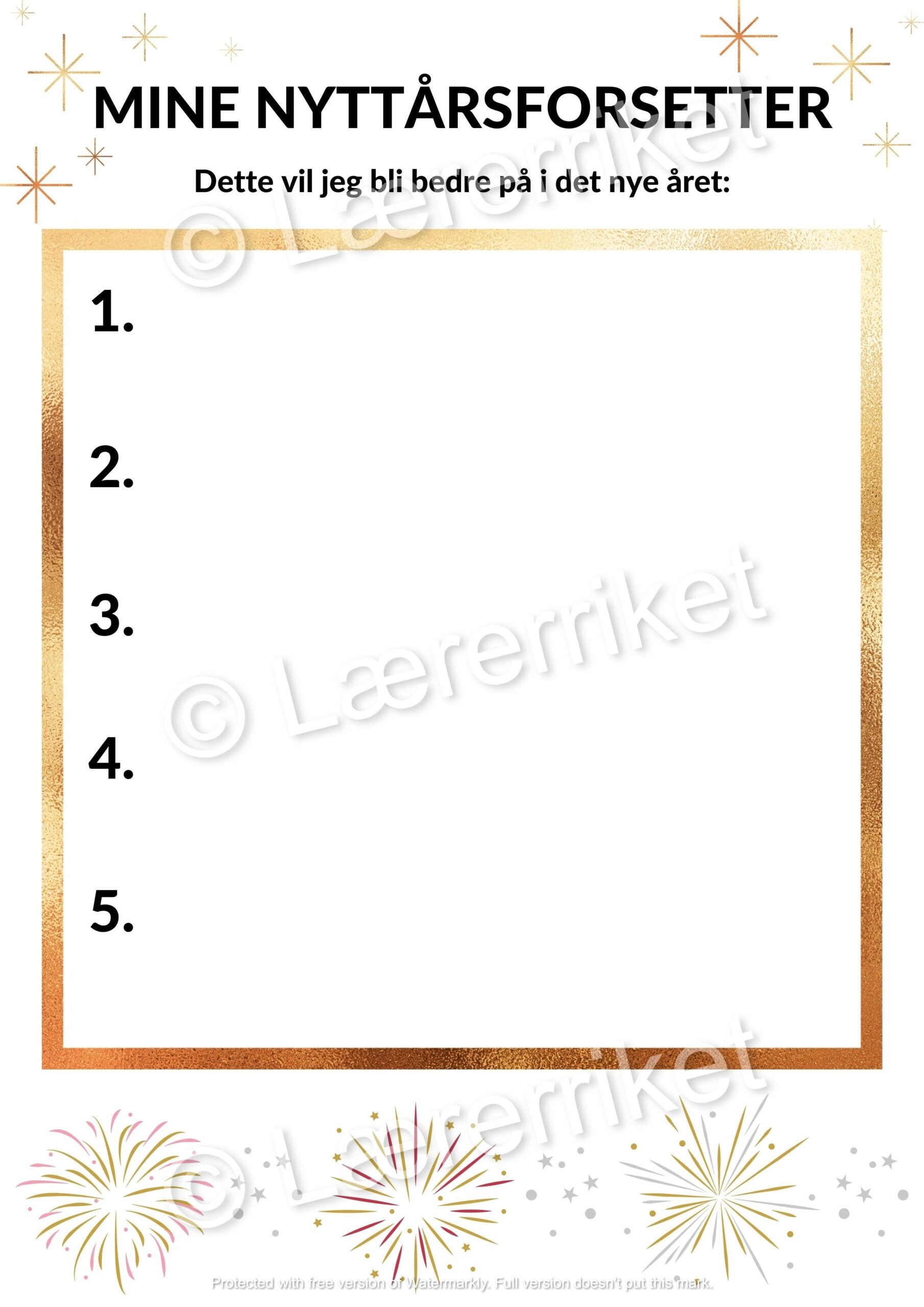Nyttårsforsetter