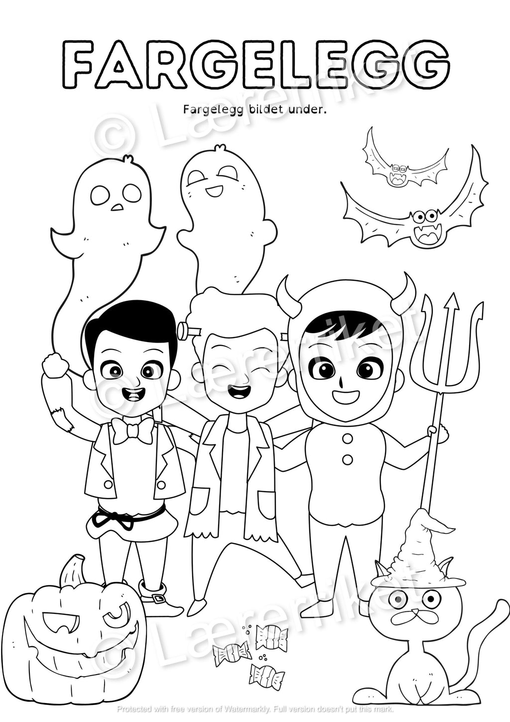 Halloween - oppgavehefte