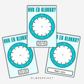 Klokka - plastelinamatter
