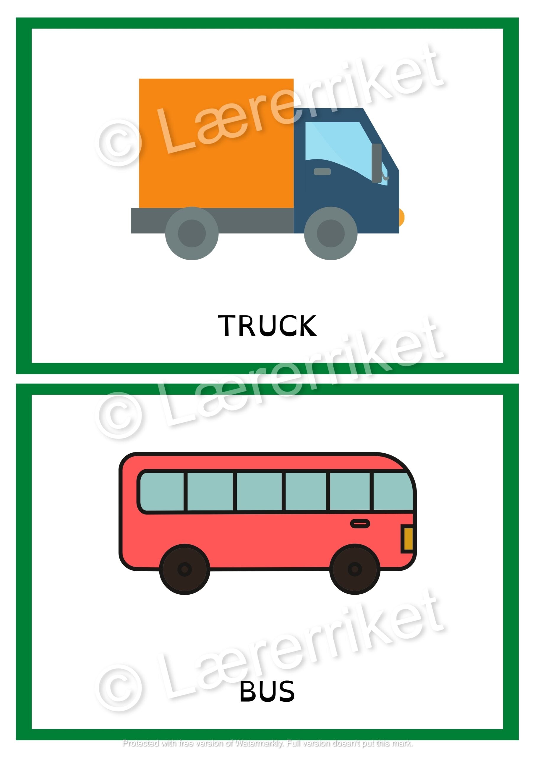 Flashcards - Transport