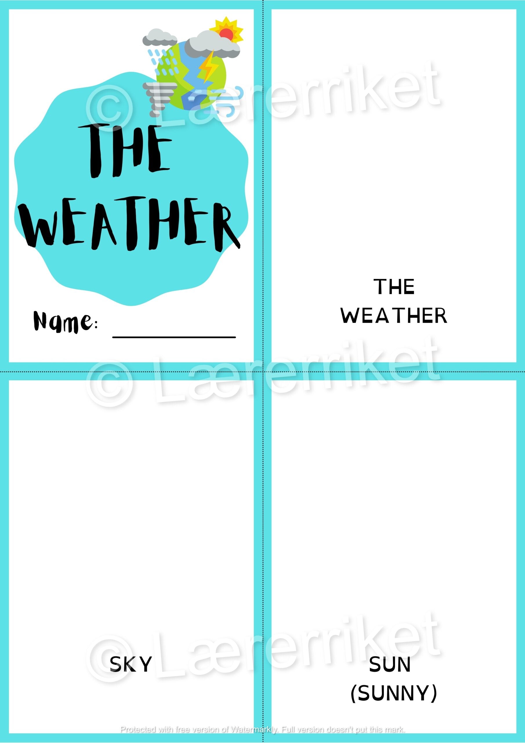 Ordbok engelsk - The Weather