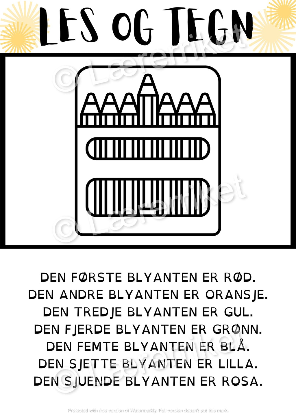 Les og tegn - Store bokstaver