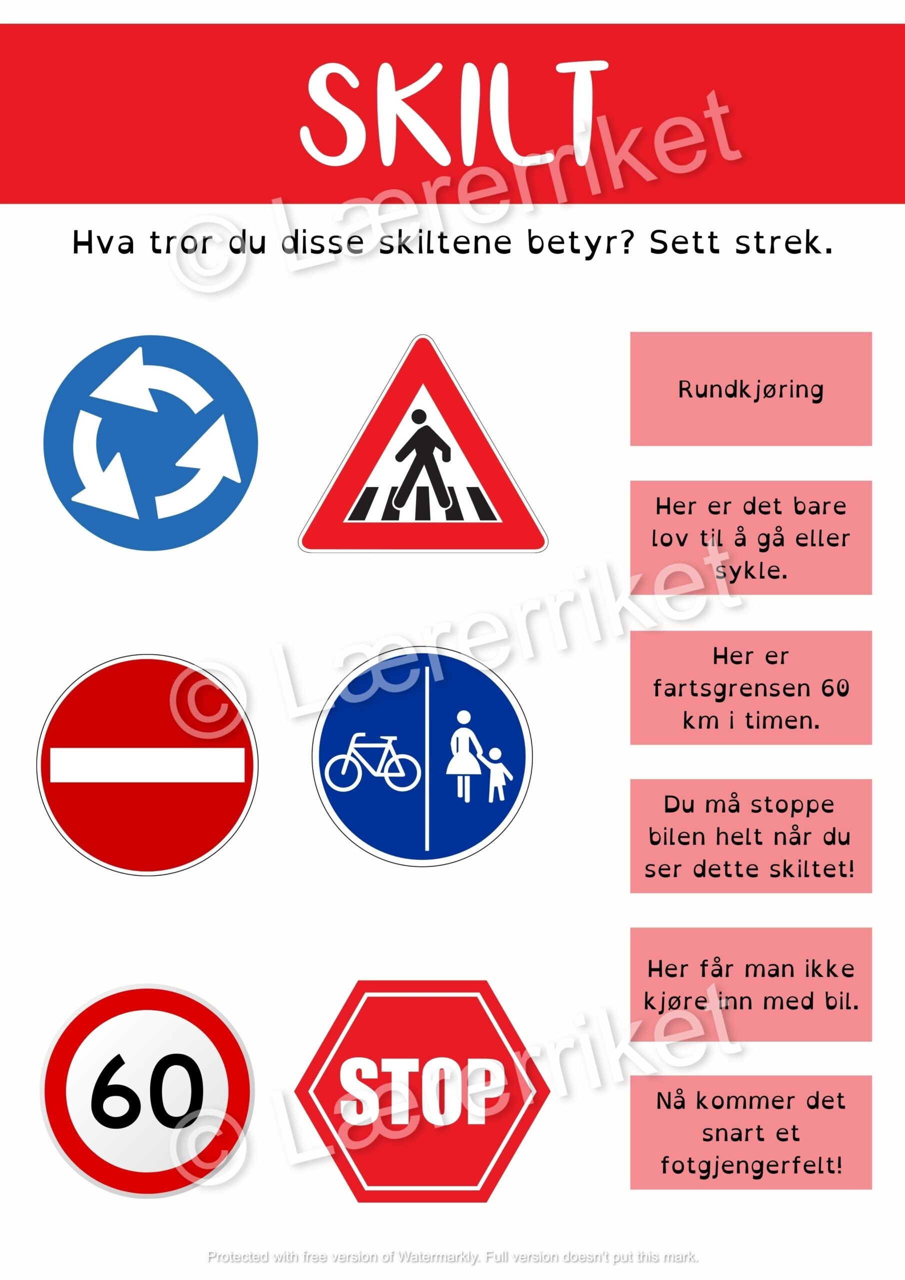 Trafikk oppgavehefte
