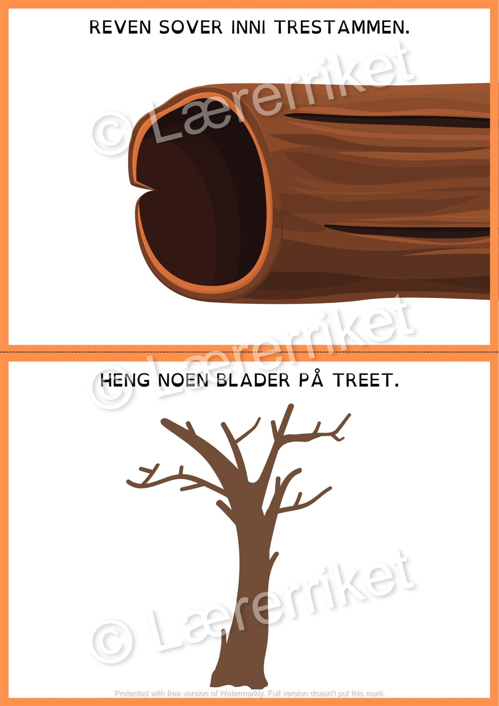 Plastelinamatter - høst