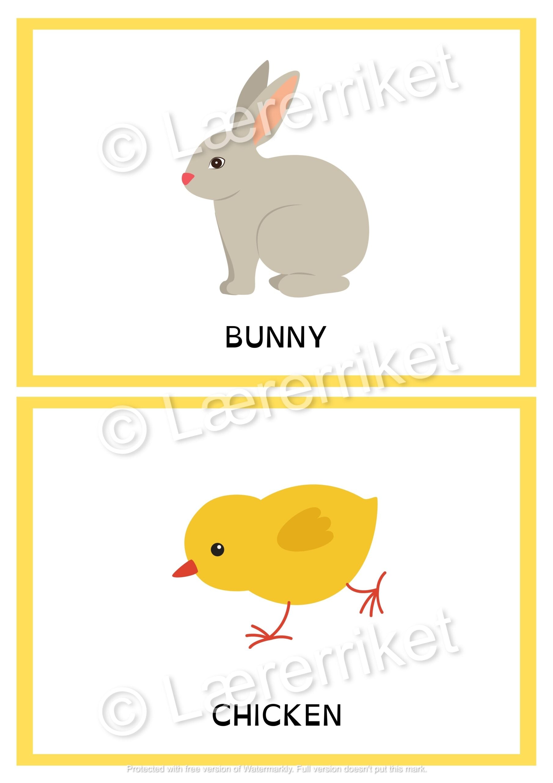 Flashcards - Easter