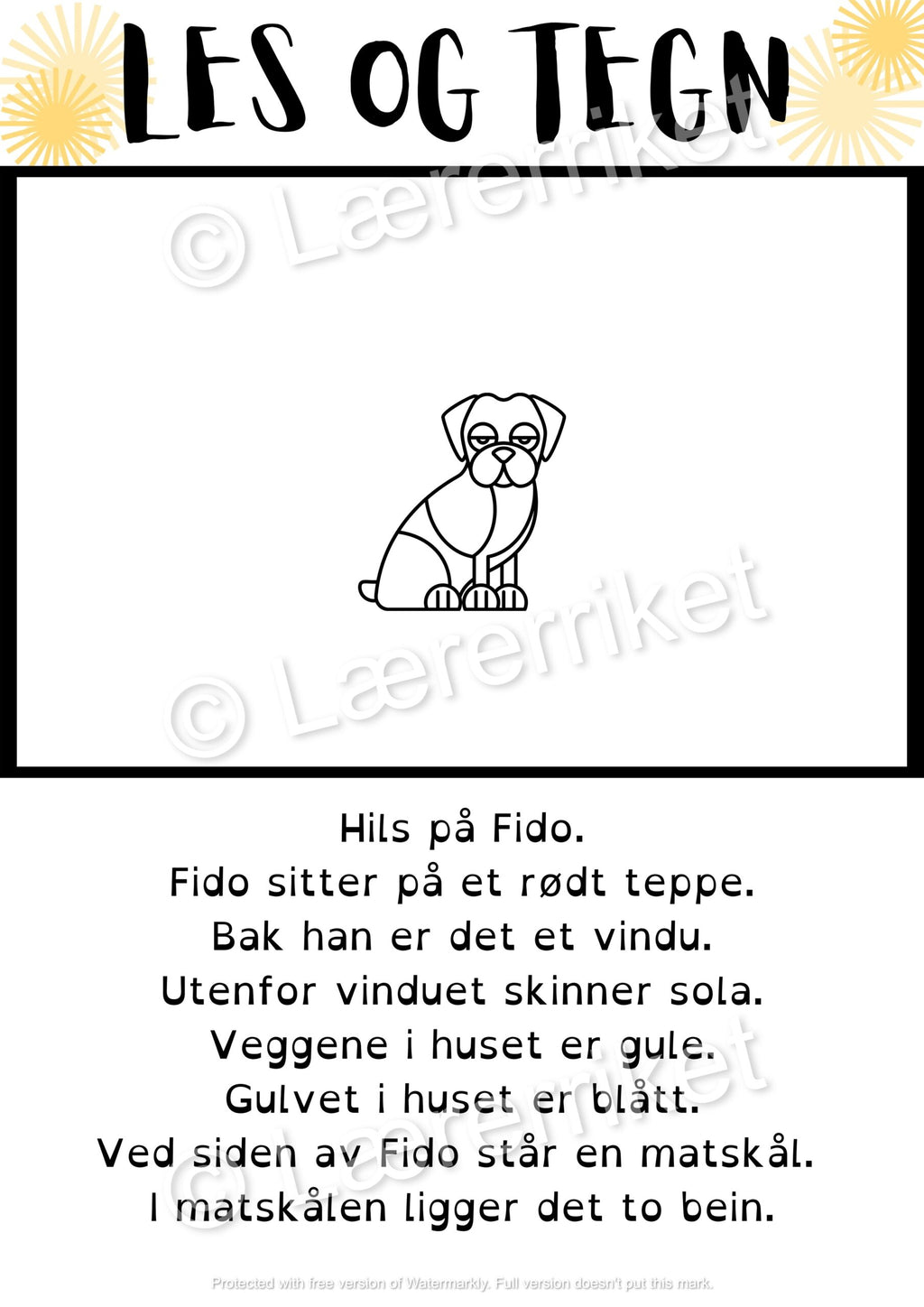 Les og tegn - Små bokstaver