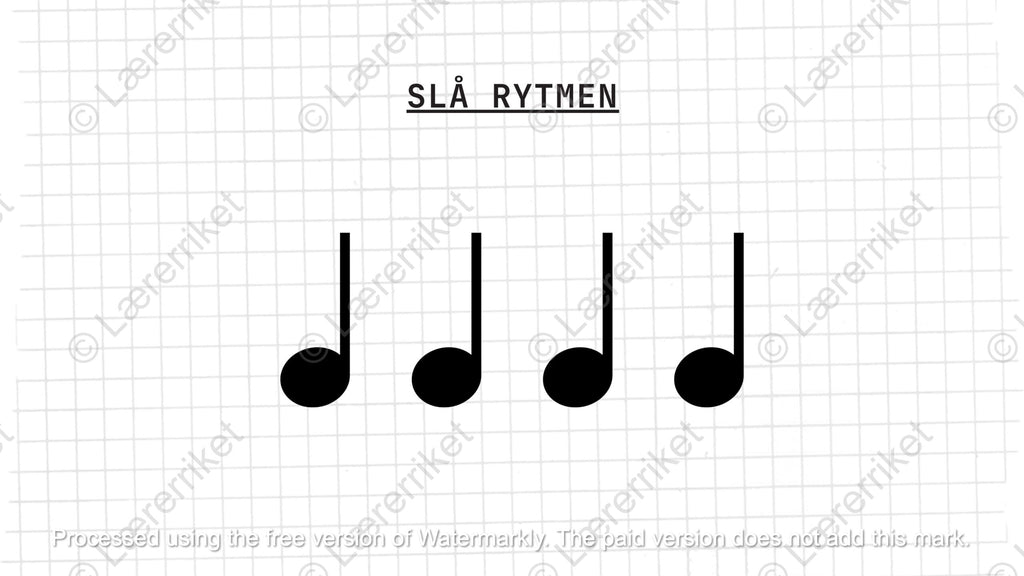 Noter og rytme