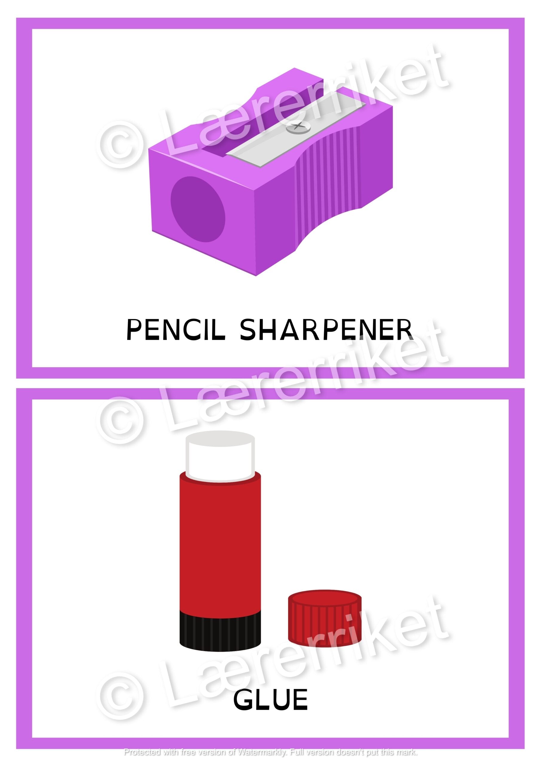 Flashcards - At School