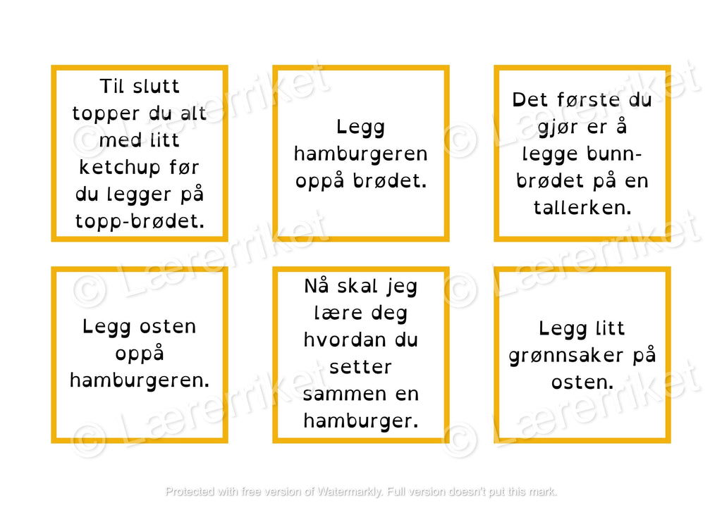 Sorter hendelsene