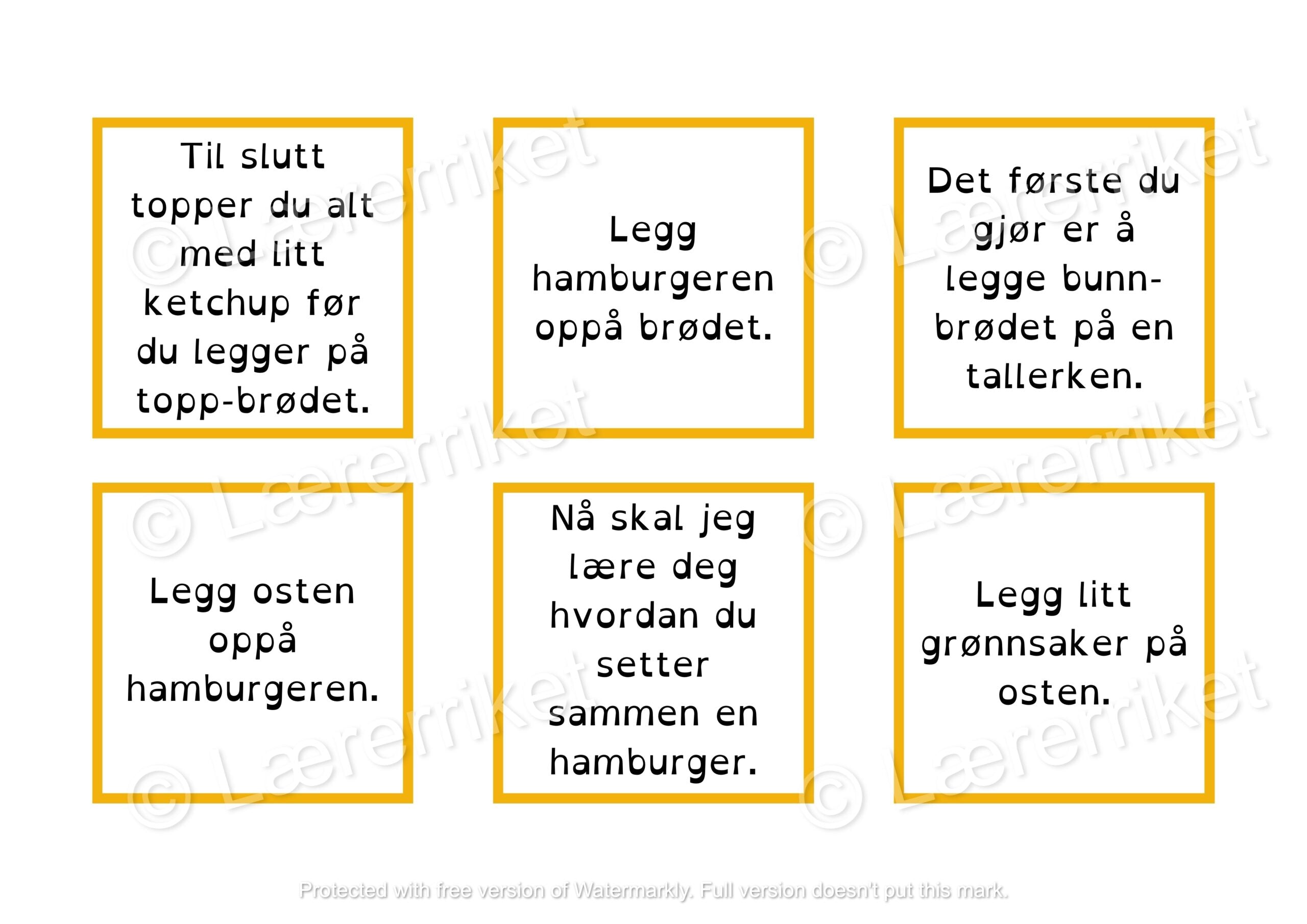 Sorter hendelsene