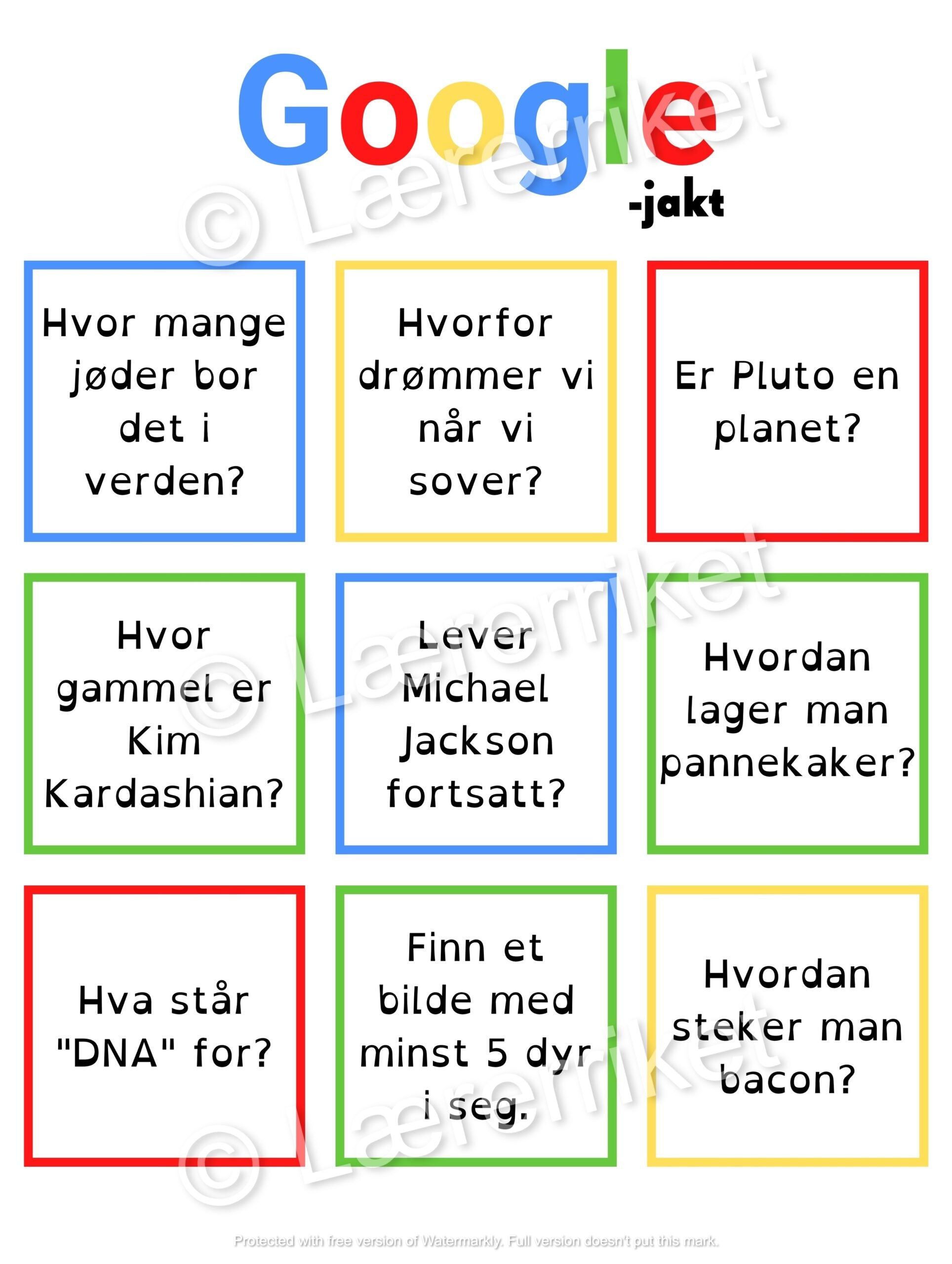 Googlejakt
