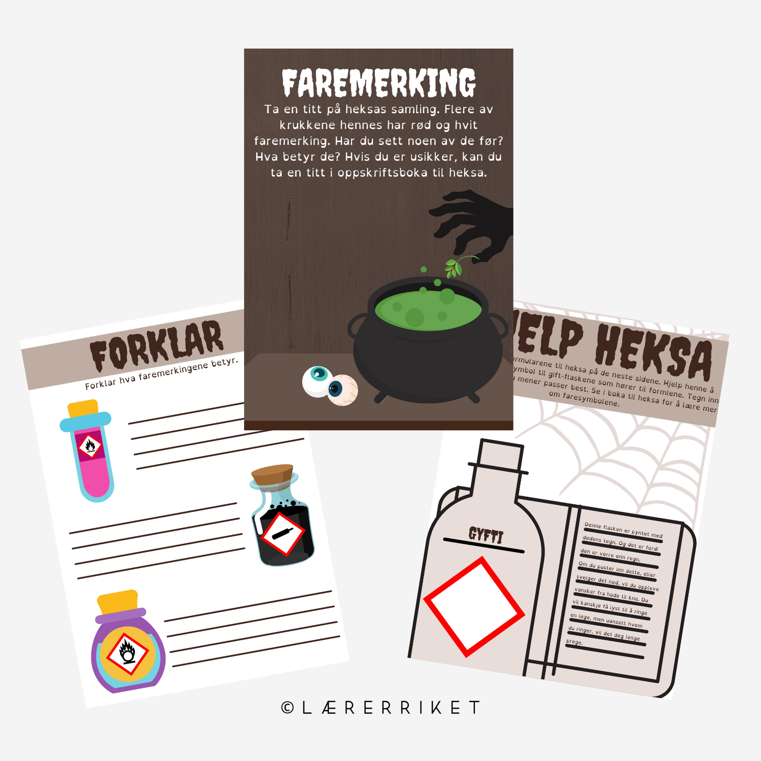 Faremerking - hekse-tema