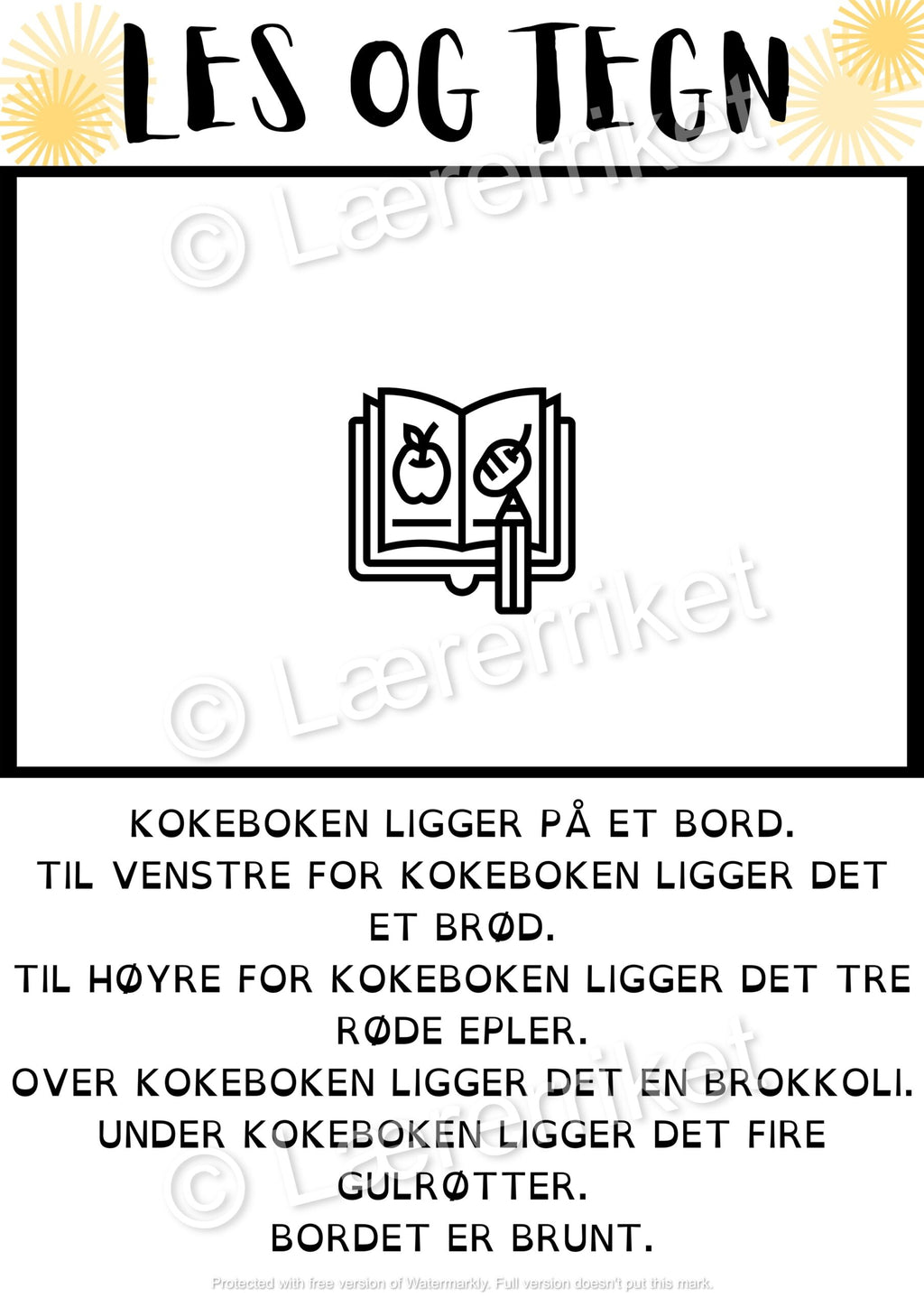 Les og tegn - Store bokstaver