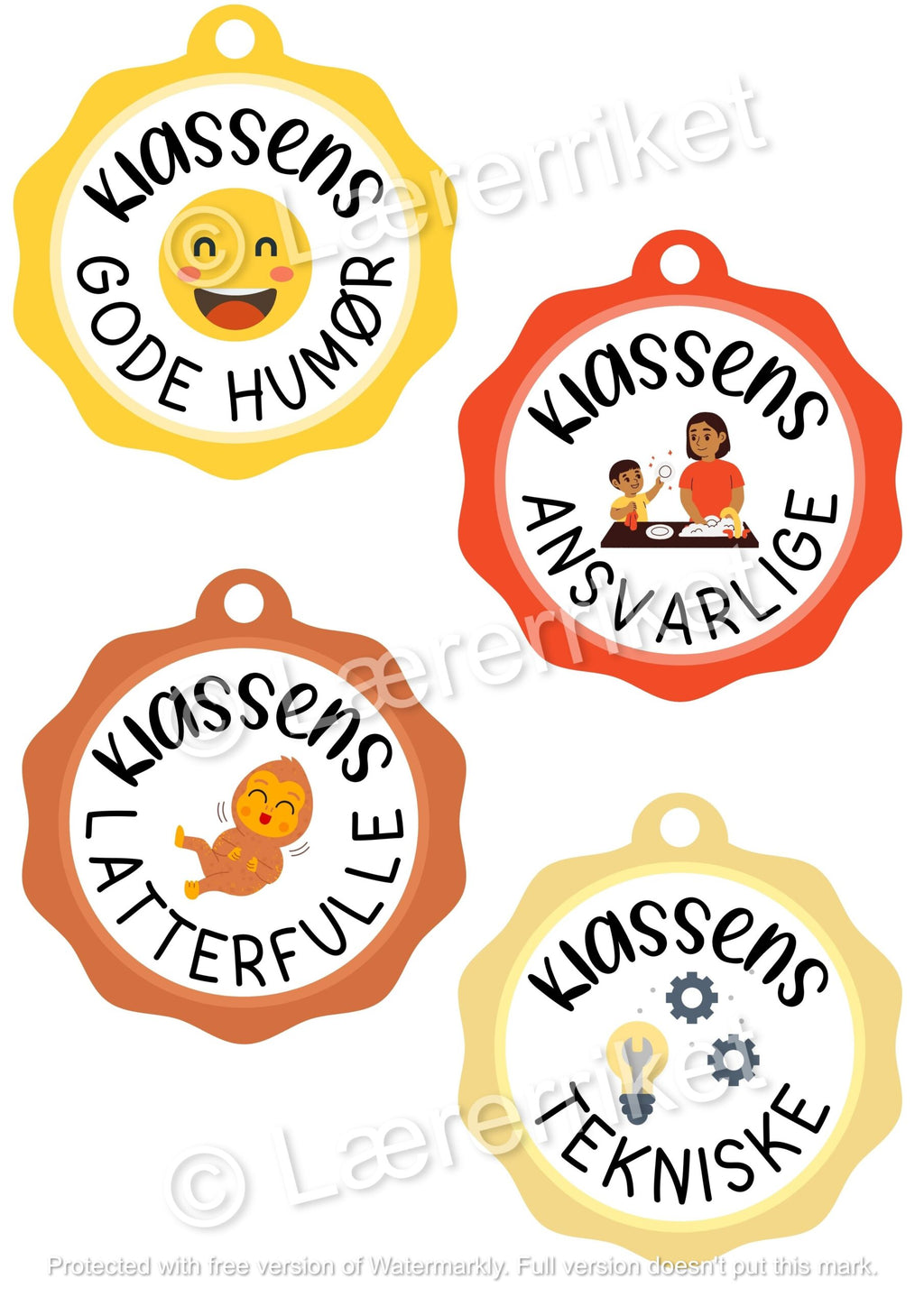 Klasse-medaljer
