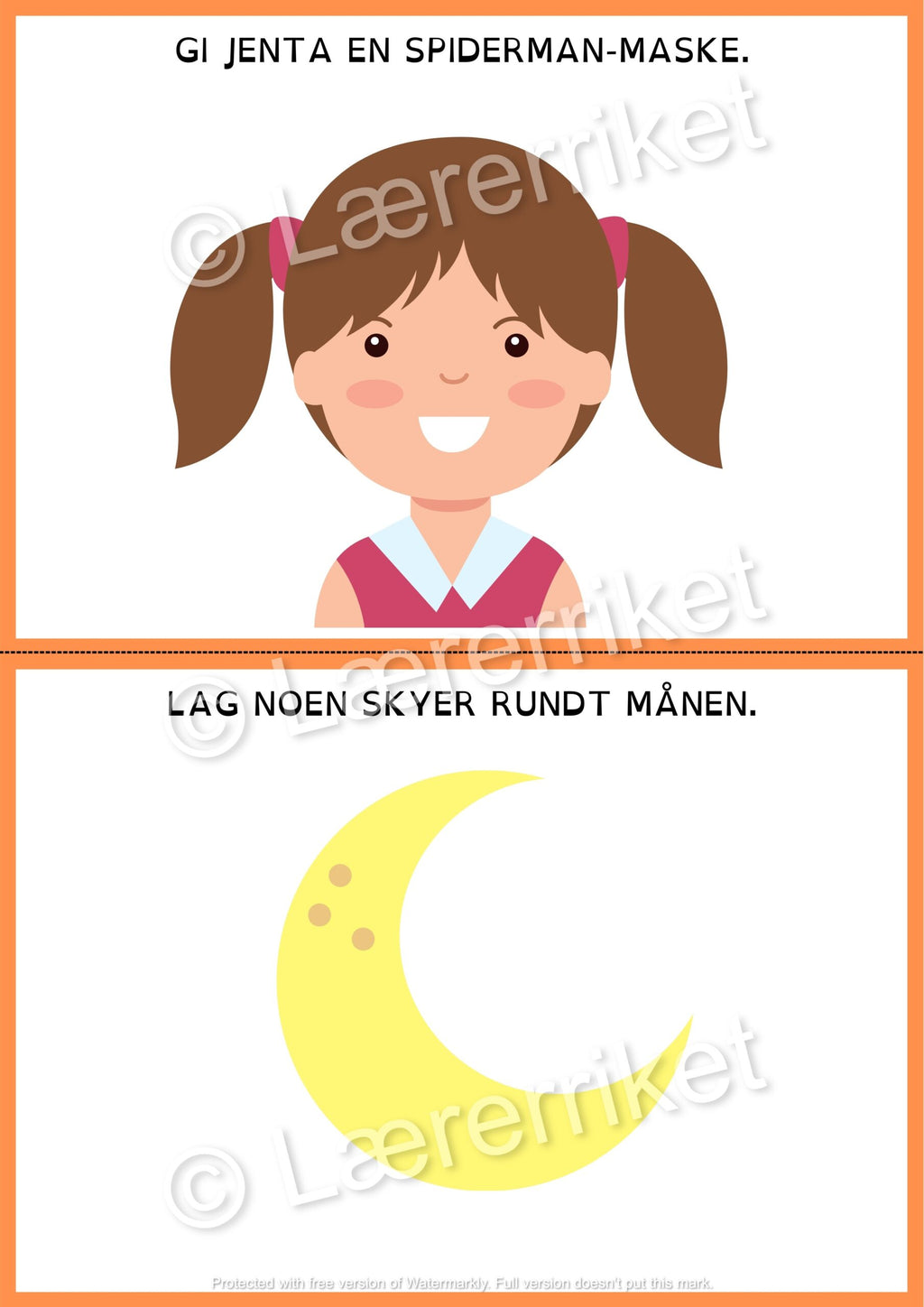 Plastelinamatter - høst