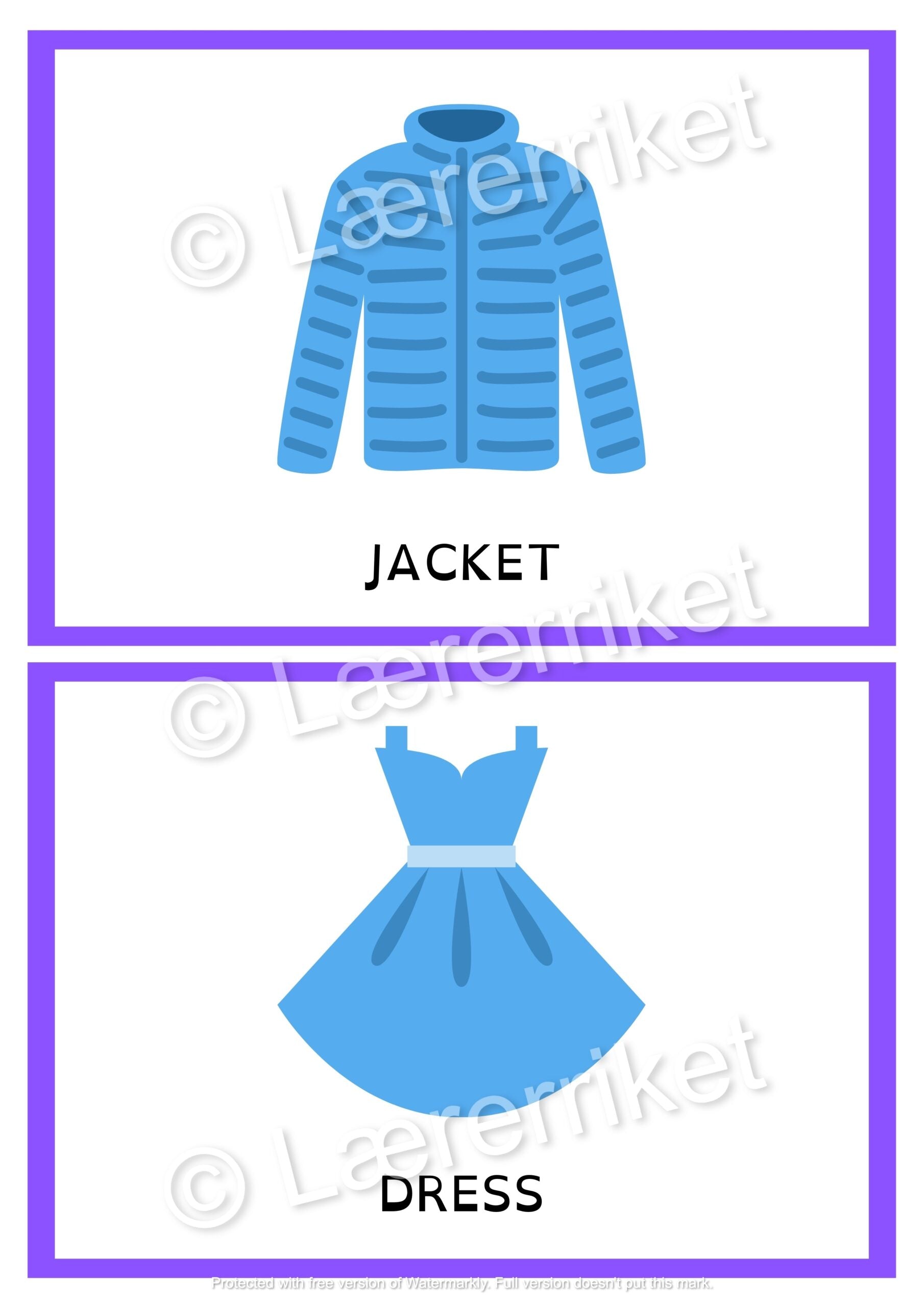Flashcards - Clothes