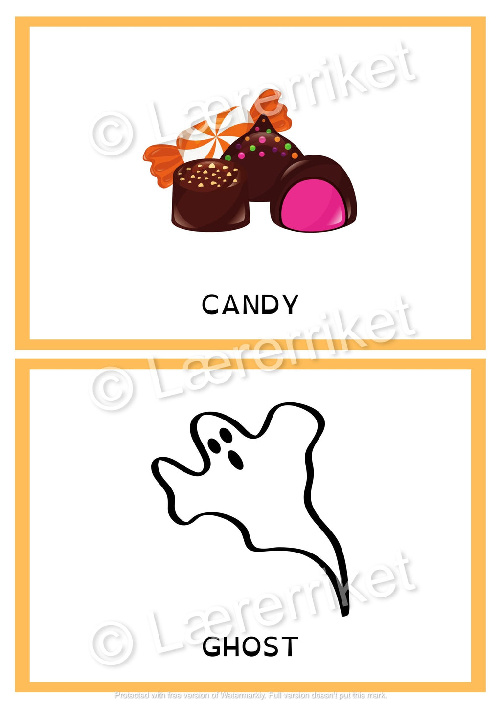 Flashcards - Halloween