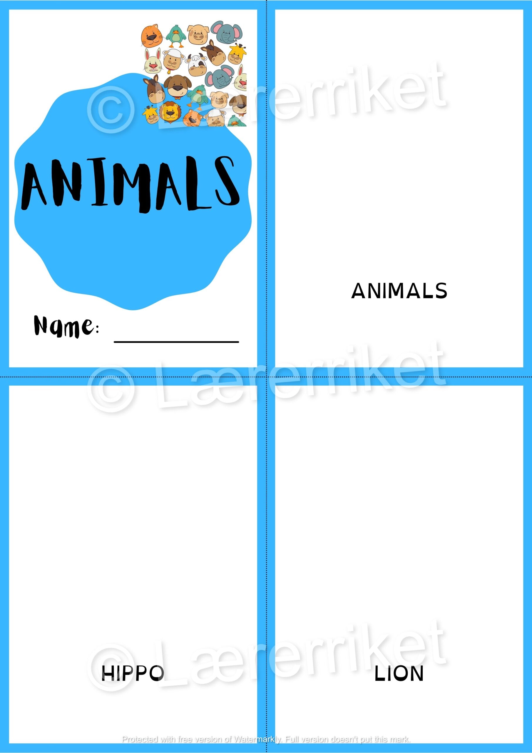 Ordbok engelsk - Animals
