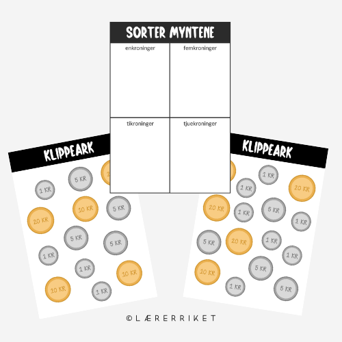 Sorter myntene