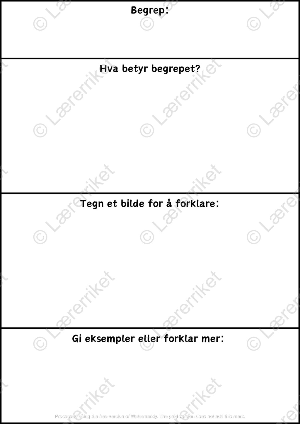 Begrepsbok matematikk