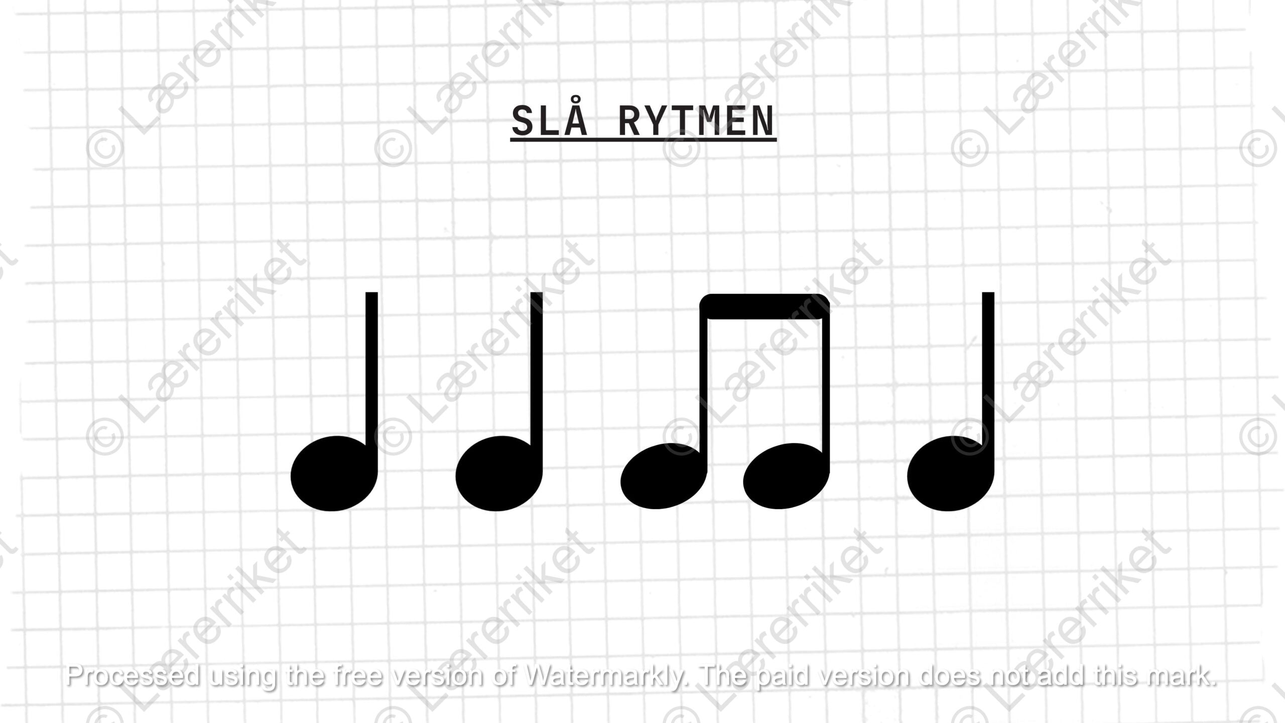 Noter og rytme