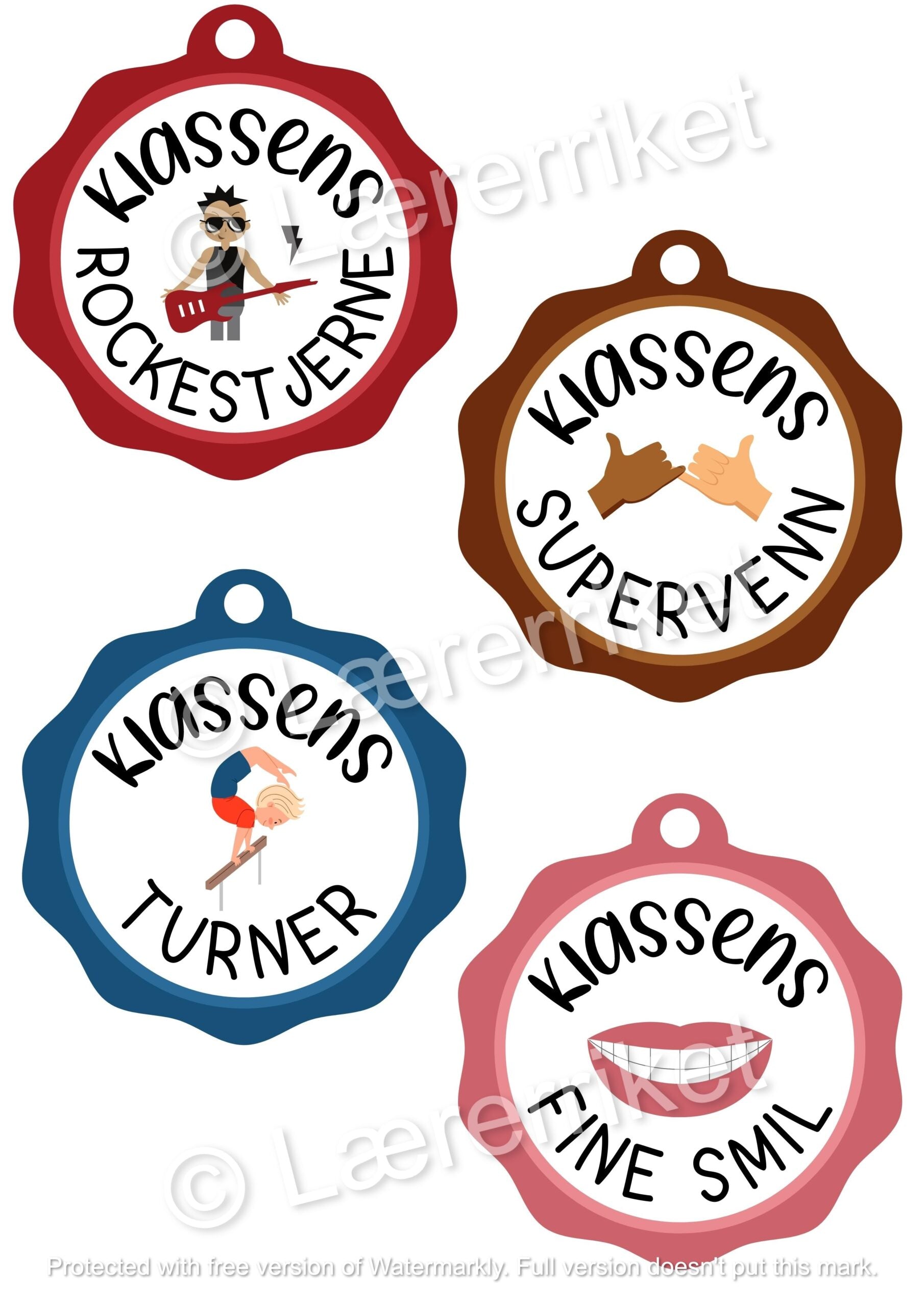 Klasse-medaljer